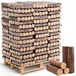 holz4home Hartholzbriketts 960 kg Palette – Premium Holzbriketts mit langer Brenndauer
