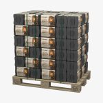REKORD 10 kg Braunkohlebriketts Folie als PAL (90 x 10 kg)